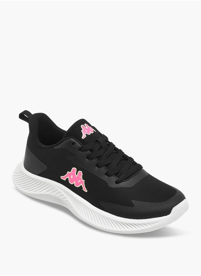 Kappa Women's Logo Detail Sneakers with Lace-Up Closure  - Image 2