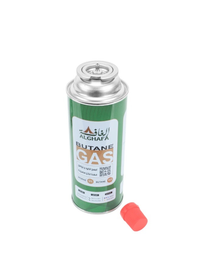 ALGHAFA Al Ghafaa Butane + Propane Gas Cartridge 220g, Camping Gas for Portable Camping Stove and Picnic Burners - Image 2