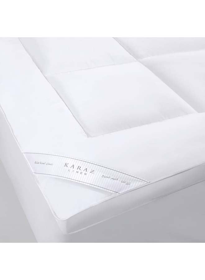 كرز لنن أغطية مرتبة قطن مقاس 200×150 بسماكة 30 سم مقاس كوين - Image 3