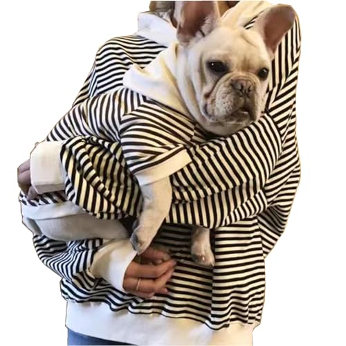 Wiz BBQT Dog Hoodies for Small Medium Large Dogs,Matching Dog and Owner Clothes Separately Sold, Striped Dog Shirts,Boy Girl Cat Dog Birthday Christmas Outfits (for Owners, Small - Bust 40.1") - Image 4