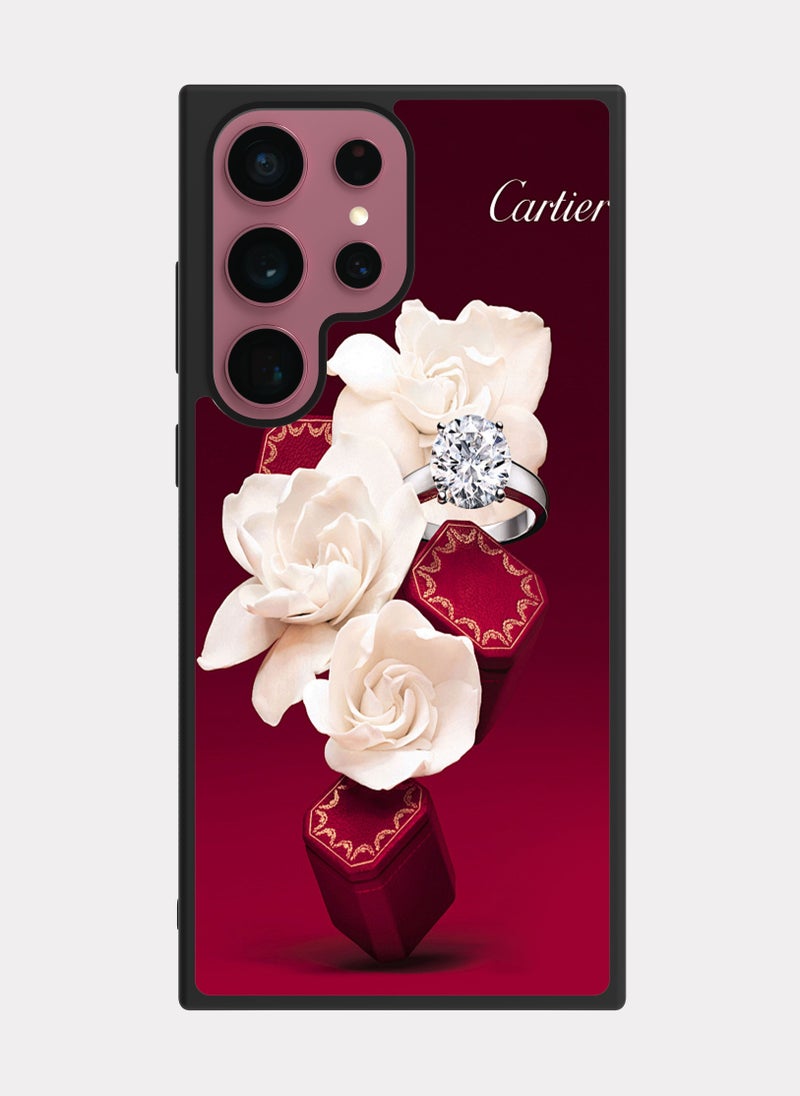 بكسلات كفر سامسونج جالكسي اس 22 الترا كارتير احمر - Image 1