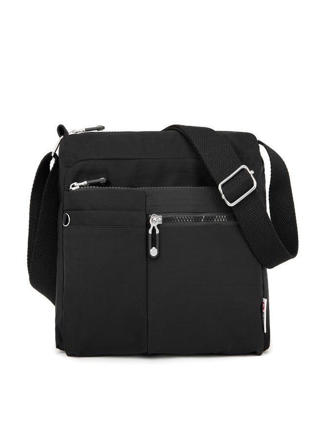 ETidy Crossbody Bag For Women Waterproof Lightweight Casual Shoulder Handbag Purse(Black - Image 1