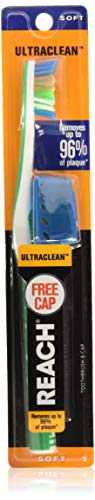 Reach Ultraclean Soft Toothbrush With Free Cover. Assorted Colors - Image 4