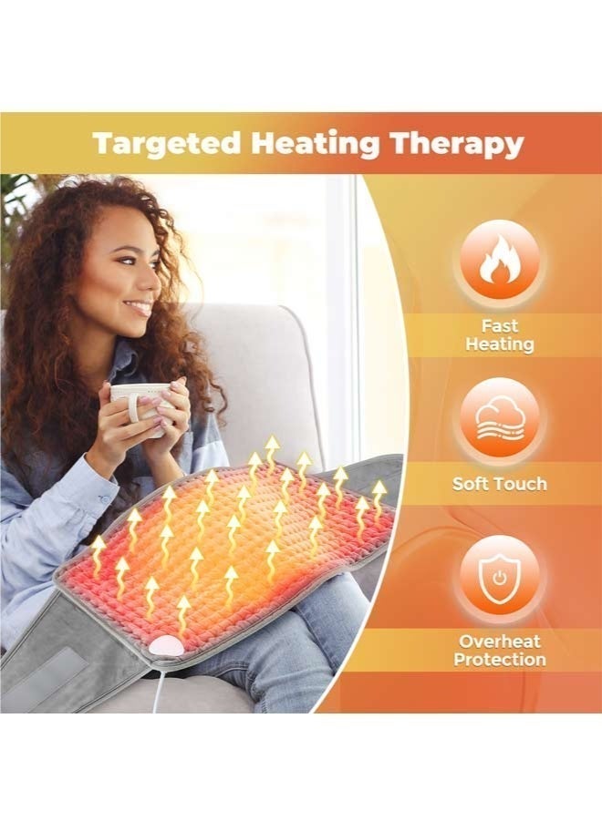 Electric Waist,Multifunctional Heating Pad Waist Heating Pad With LCD Controller Electric Heating Pad For Period Back Pain And Cramps Relief Adjustable Temperature - Image 2