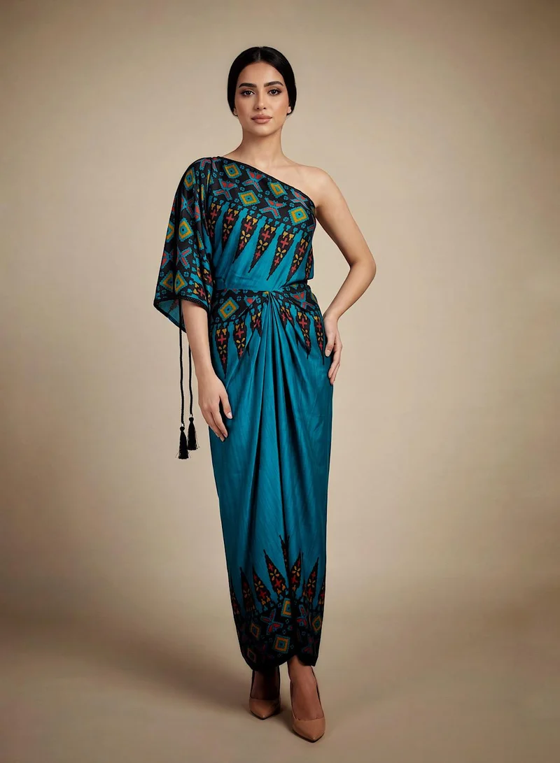 Ecstacy Single shoulder dress