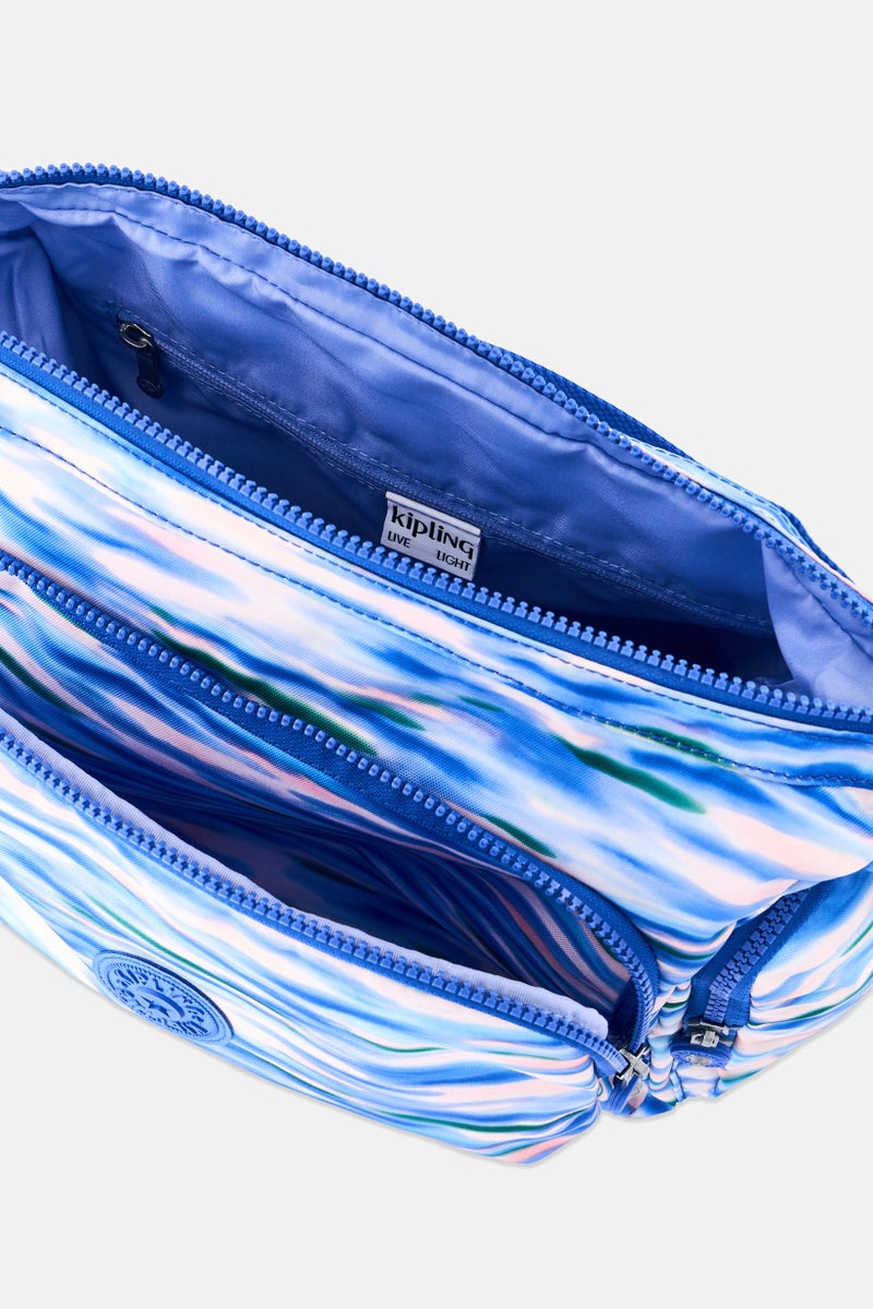 kipling حقيبة كتف نسائية بتصميم طباعة الفضاء، متعددة الألوان - Image 3