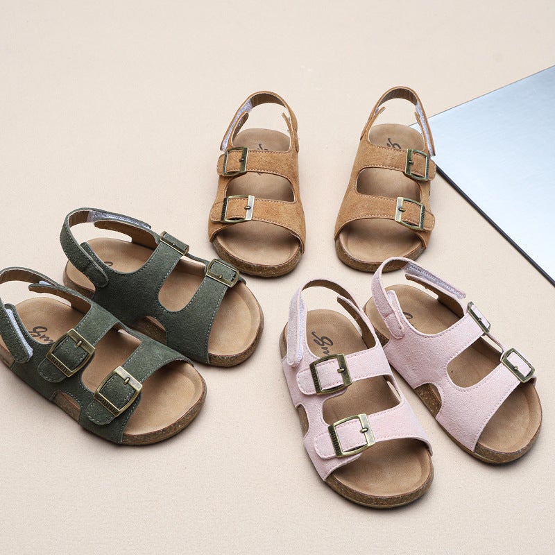 Children'S Sandals 2025 Hollow Open-Toe Beach Shoes Girls' Fashion Versatile Casual Non-Slip Baby Shoes - Image 2