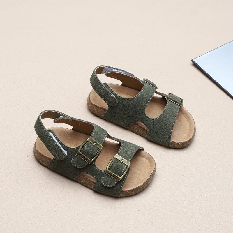 Children'S Sandals 2025 Hollow Open-Toe Beach Shoes Girls' Fashion Versatile Casual Non-Slip Baby Shoes - Image 5