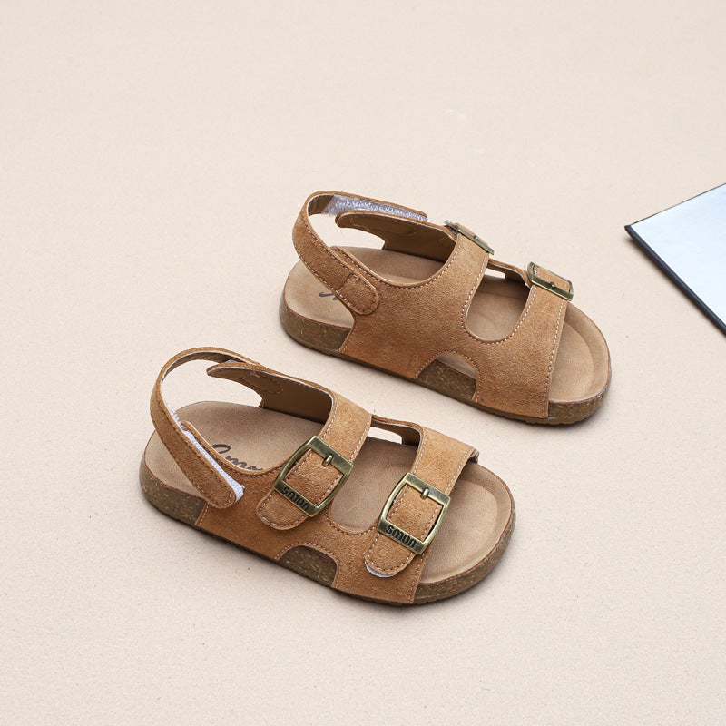 Children'S Sandals 2025 Hollow Open-Toe Beach Shoes Girls' Fashion Versatile Casual Non-Slip Baby Shoes - Image 3