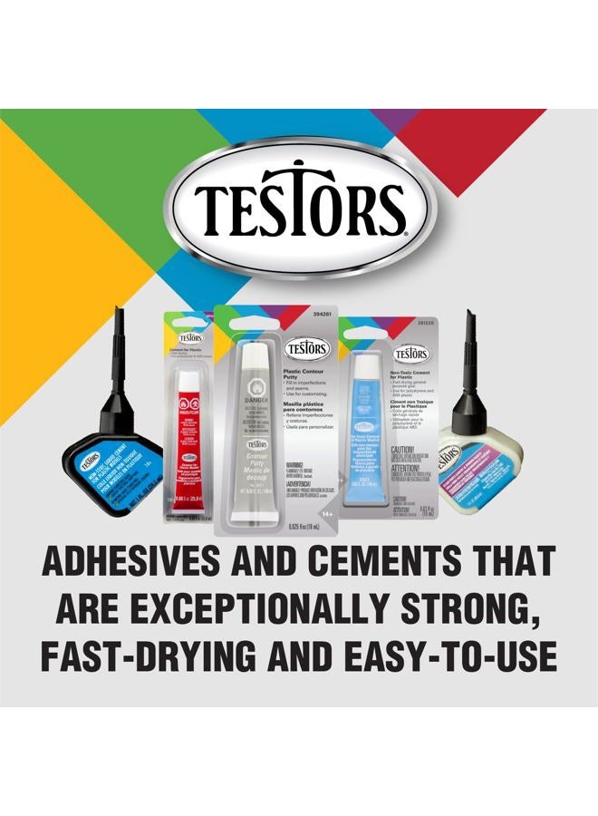 Testors Liquid Cement for Plastic 1oz PrecisionTip - Image 2