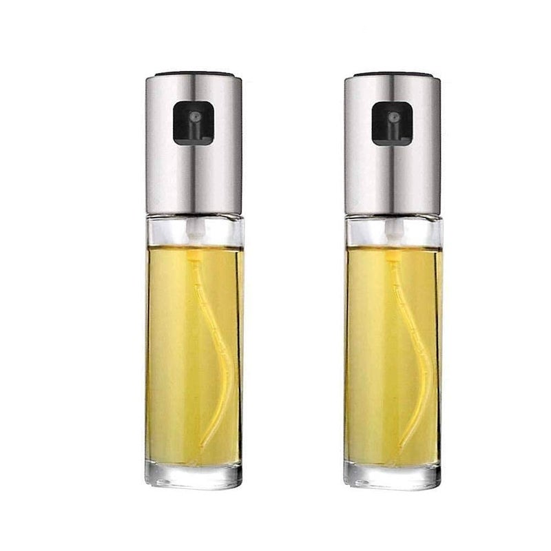 GION Oil Sprayer FoodGrade Stainless Steel Glass Oil Spray Bottle Vinegar Bottle Oil Dispenser Best for Cooking Salad BBQ Kitchen Baking Roasting - Image 5