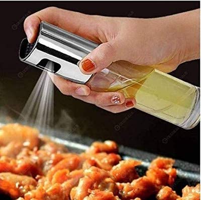 GION Oil Sprayer FoodGrade Stainless Steel Glass Oil Spray Bottle Vinegar Bottle Oil Dispenser Best for Cooking Salad BBQ Kitchen Baking Roasting - Image 3