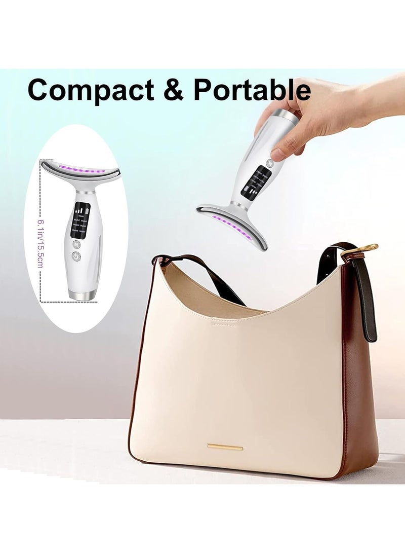 7 in 1 Face and Neck Massager Skin Care Device Heat and Vibration Sculpting Tool - Image 5