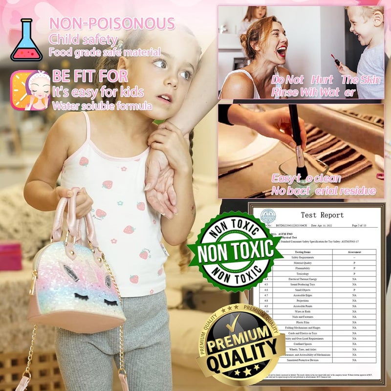 ROKKES Fake Makeup kit for Kids Toys - Image 5