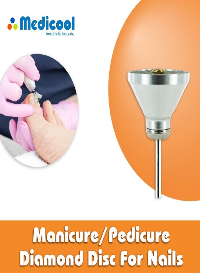 Medicool Pedicure Diamond Disc -B1R-CM- for Manicure and Pedicure Trimming and Shaping Nail Care | B1R-CM - Image 2