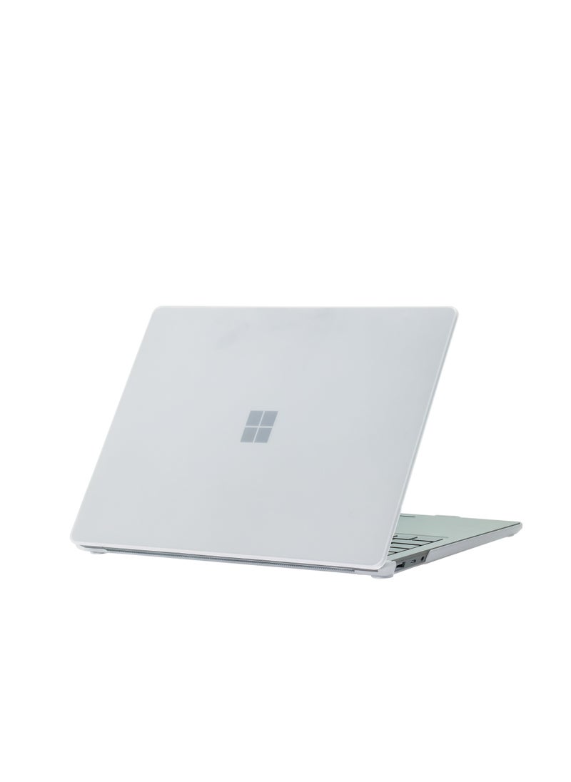 Generic - Hard Shell Case Compatible for 2019-2022 13.5" Microsoft Surface Laptop 5/4/3(A1868/1951) with Metal Palm Rest Keyboard--Matte Clear( See Through Logo) - Image 1
