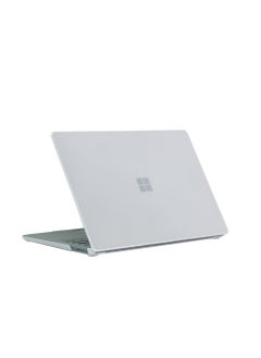 Hard Shell Case Compatible for 2019-2022 13.5" Microsoft Surface Laptop 5/4/3(A1868/1951) with Metal Palm Rest Keyboard--Matte Clear( See Through Logo)
