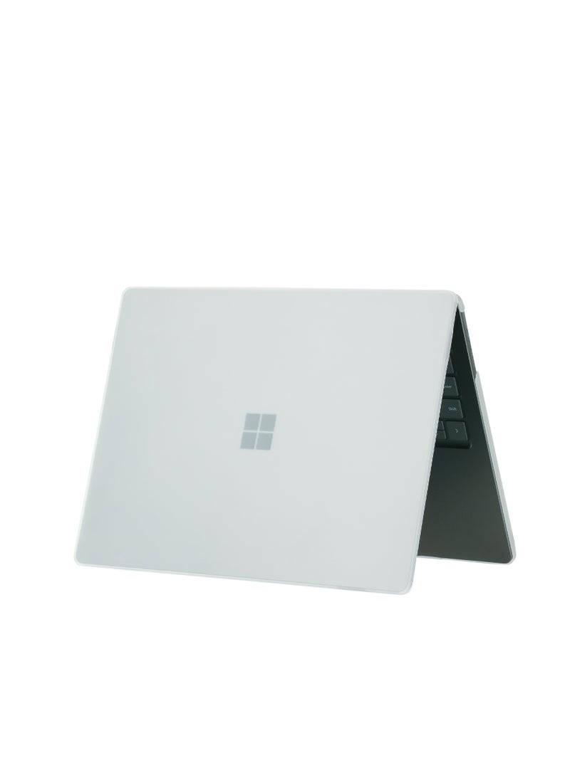Generic - Hard Shell Case Compatible for 2019-2022 13.5" Microsoft Surface Laptop 5/4/3(A1868/1951) with Metal Palm Rest Keyboard--Matte Clear( See Through Logo) - Image 1