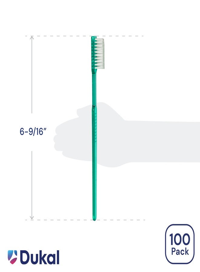 Dukal Fast Brush Pre-Pasted Disposable Toothbrushes (Box of 100) - Image 2
