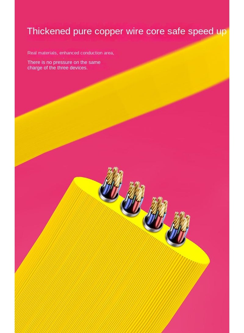 Y&D Fast Charging Three In One Portable Storage Data Cable - Image 4