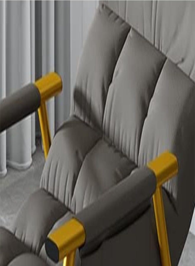 إن كي أكس كرسي هزاز متحرك نسخة مطورة بأرجل رمادية ذهبية (قماش تقني + قابل للتعديل) - Image 4