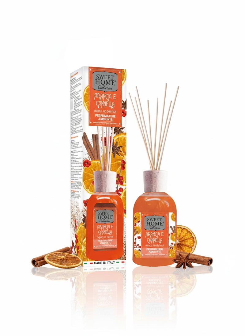 سويت هوم معطر جو سويت هوم أمبينت ٢٥٠ مل - برتقال وقرفة | بخاخ يدوم طويلًا للمنزل والغرفة | رائحة حمضيات وتوابل دافئة ومنعشة | ينعش الهواء فورًا | مثالي لغرف المعيشة وغرف النوم والمكاتب - Image 1
