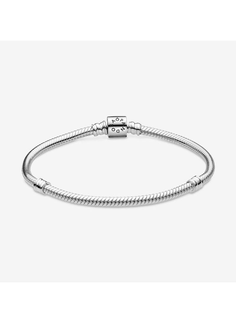 PANDORA - Snake chain sterling silver bracelet, 16cm - Image 1