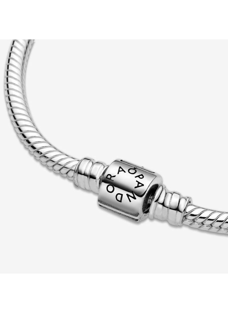 PANDORA - Snake chain sterling silver bracelet, 16cm - Image 1