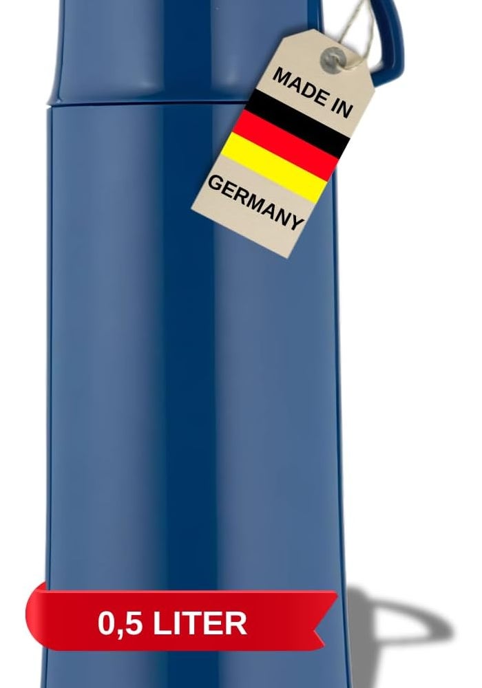 Helios Elegance Insulated Bottle - Blue 0.5 Litre - Image 1