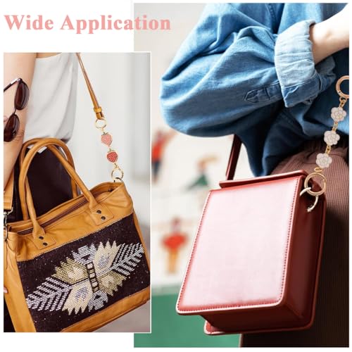 PALAY® 4Pcs Bag Extender Chain Golden Chain Extender for Bag 5.7-6.7 Inches Cute Charm Chain Strap for Bags Quick Connection Bag Extender Chain Fashion Bag Extender Chain for Purse, Handbag, Sling Bag - Image 5