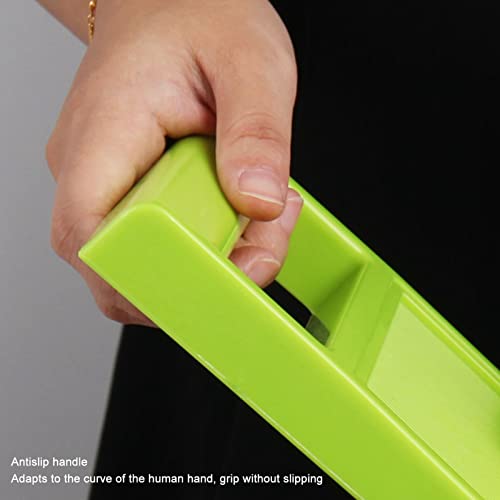 Fockety Vegetable Slicer, 4.25 x 10.8in Stainless Steel Mandoline Food Slicer with Hanging Hole, Handheld Vegetable Chip Maker Food Chopper for Potato, Carrot, Vegetables, Zucchini - Image 5
