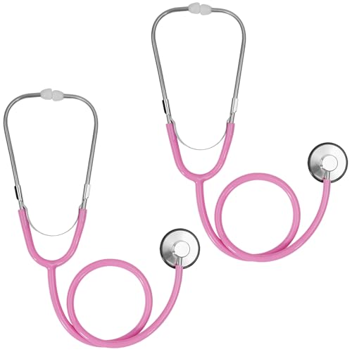 ERDOGLY Kids Stethoscope 2 Pack Real Working Nursing Stethoscope for Kids Toy Medical Kit for Toddler Doctor Play Set for Role Play Boys Girls Doctor Nurse Cosplay Costume Accessories - Image 1