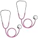 ERDOGLY Kids Stethoscope 2 Pack Real Working Nursing Stethoscope for Kids Toy Medical Kit for Toddler Doctor Play Set for Role Play Boys Girls Doctor Nurse Cosplay Costume Accessories - Image 2