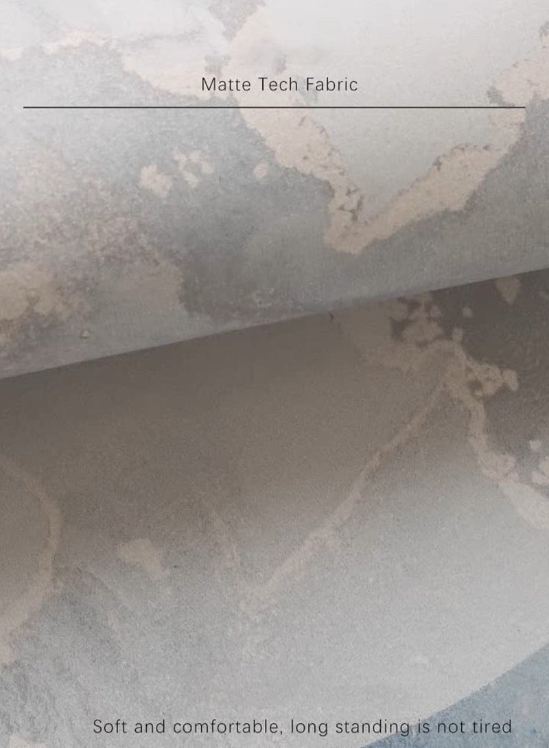 ليموس طقم سجاد وحصائر للمطبخ مكون من قطعتين ، سجاد مطبخ ماص من البوليستر مانع للانزلاق ، سجاد أرضي مقاوم للانزلاق ، قابل للغسل في الغسالة ، غرفة طعام ، مجموعة سجادة مدخل وباب (150 × 45 سم + 70 × 45 سم)  - Image 4