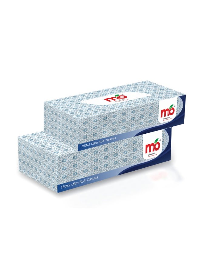 mo essentials mo essentials Facial Tissue 150x2 - 1 outer -5 box  - Image 3