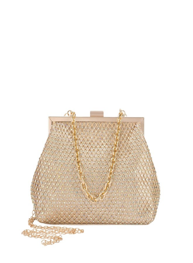 Lino Perros Texas Inez Gold Clutch - Image 1