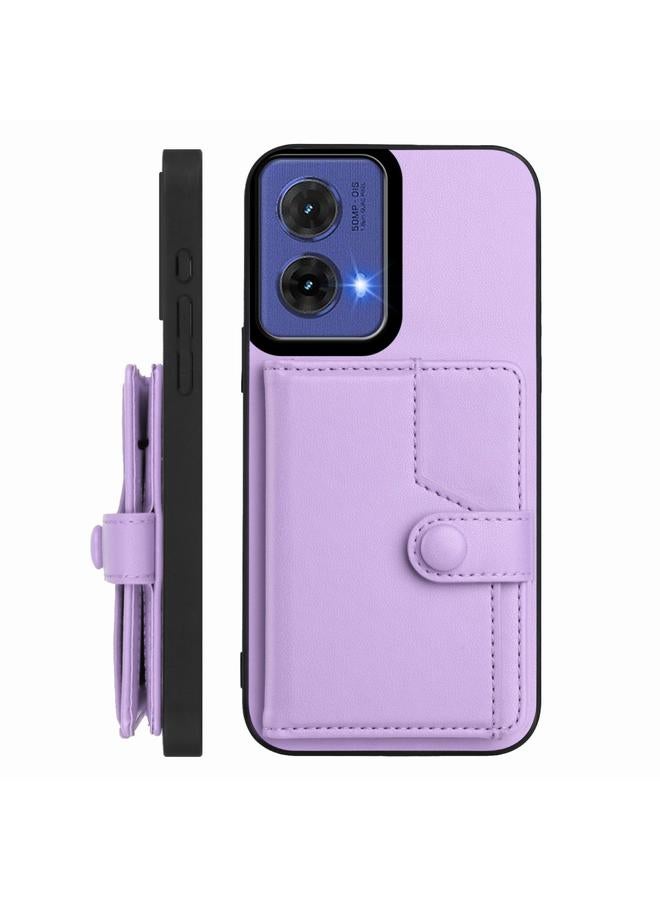 اس-توب جراب لهاتف Motorola Moto G85 إصدار الاتحاد الأوروبي مزود بزر وحقيبة بطاقات RFID ومضاد للسرقة - Image 2