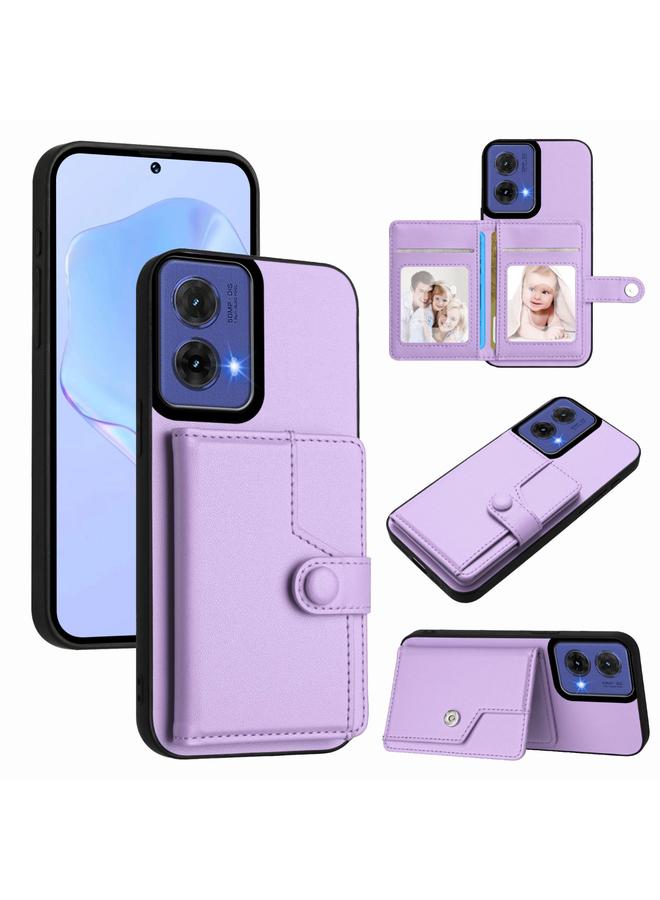 اس-توب جراب لهاتف Motorola Moto G85 إصدار الاتحاد الأوروبي مزود بزر وحقيبة بطاقات RFID ومضاد للسرقة - Image 1