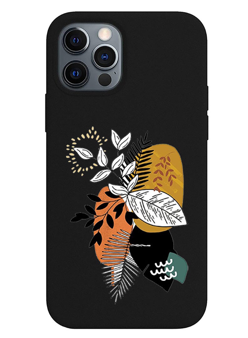 Theodor Protective Slim Fit Case Liquid Silicone Cover with Full Body Protection Anti-Scratch Shockproof Case For iPhone 12 Pro Black  - FORZA259 Hawaii Surf Paradise Pacific copy - Image 1