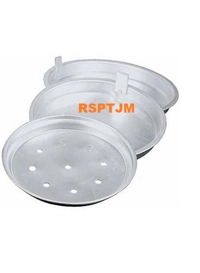 RSPTJM RJ kitchenware Store Aluminium Idli,Dhokla Maker(1 Pot, 1 Lid, 4 Idli Plates, 2 Dhokla Plates) Standard Idli Maker - Image 3