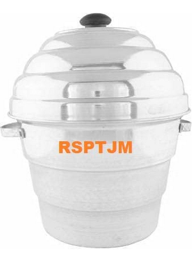 RSPTJM RJ kitchenware Store Aluminium Idli,Dhokla Maker(1 Pot, 1 Lid, 4 Idli Plates, 2 Dhokla Plates) Standard Idli Maker - Image 1