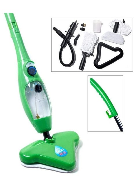 ممسحة H2O. Mop. X5 Basic Mop 5 في 1 متعددة الأغراض لتنظيف البخار باليد للاستخدام المنزلي، مع مجموعة ملحقات مكونة من 11 قطعة