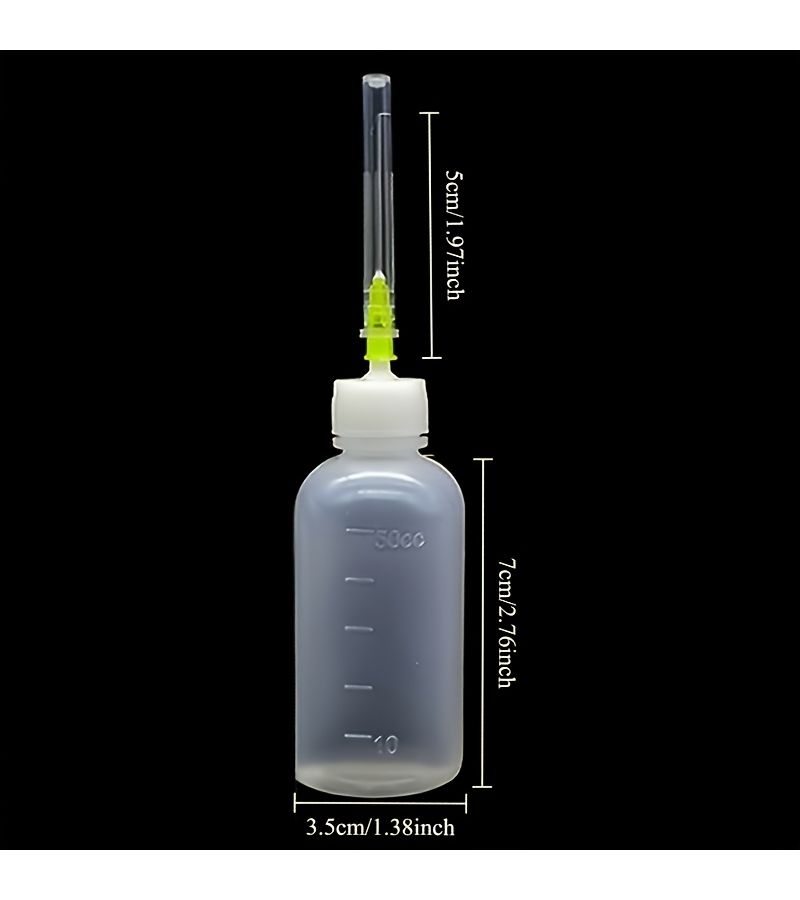 3 Transparent 50ml Oval Bottles with Sprayers for Laboratory Use - Image 4