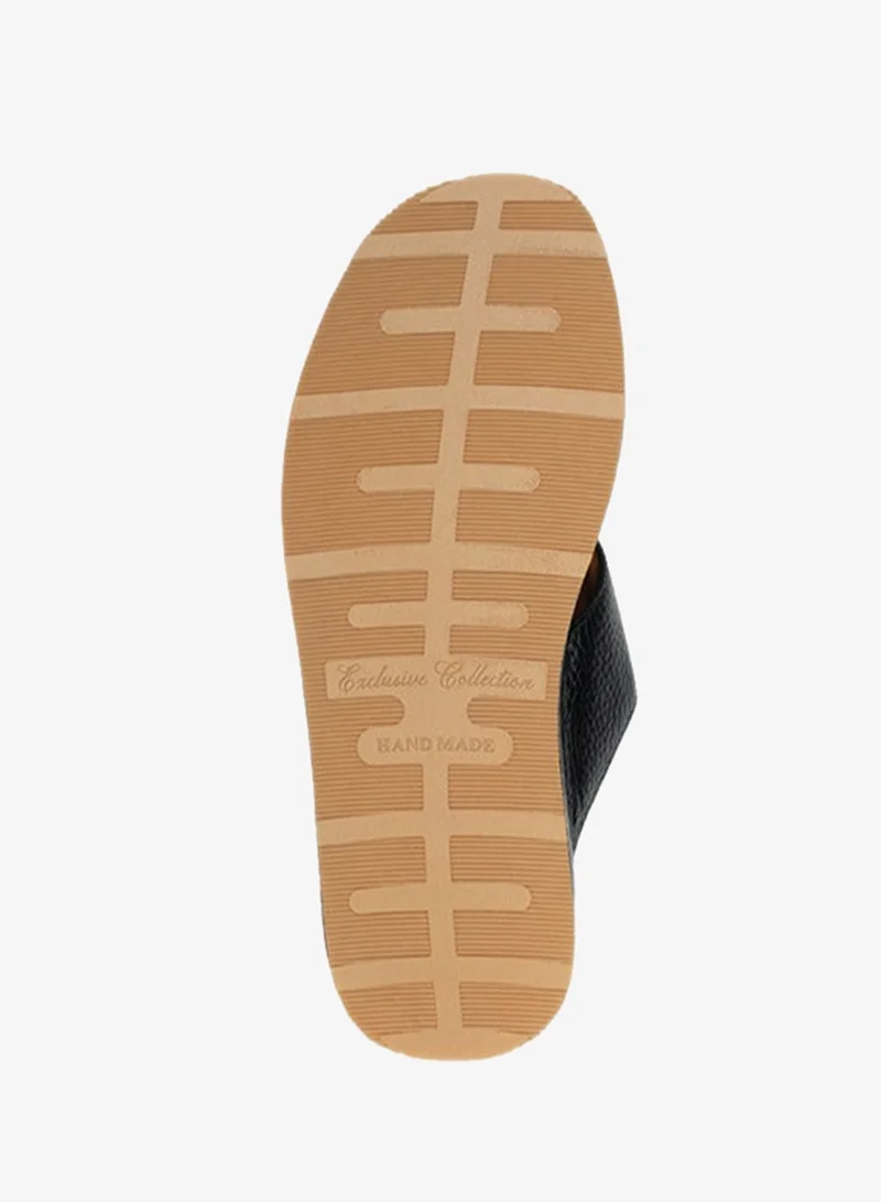 Language Black Men's Blanche Sandal for Men | Best Price UAE