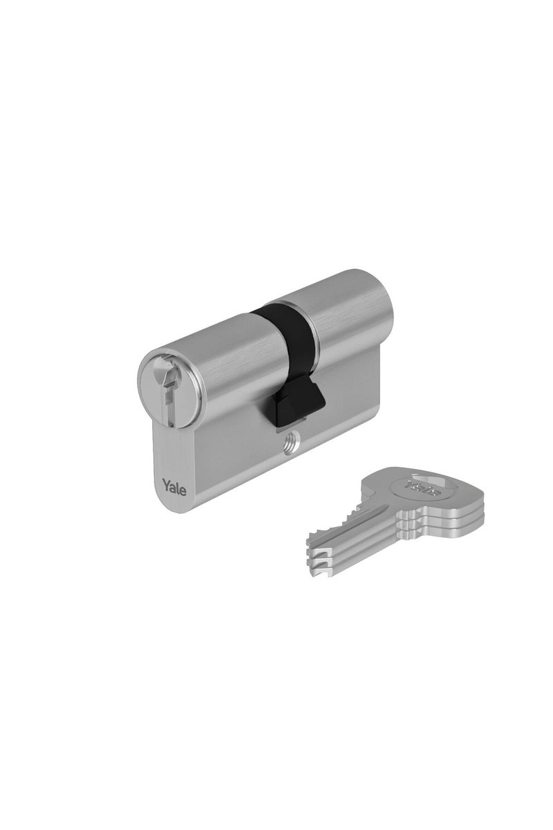 YALE 500 SERIES DOUBLE EURO PROFILE CYLINDER K+K 70 MM BRASS - Image 2