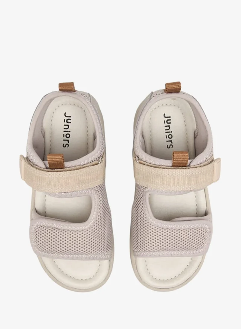 JUNIORS Boys Textured Floaters With Hook And Loop Closure
