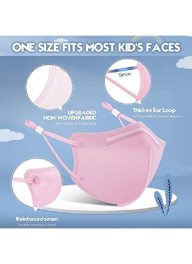 Sassoon - Kids N95 Face Mask With Adjustable Ear Loops Neck Strap Nose Pin (Multicolor Pack Of 5) | 5 Layered Filtration | Drdo Bis (Isi) Ce Certified (Mix Colors) - Image 1