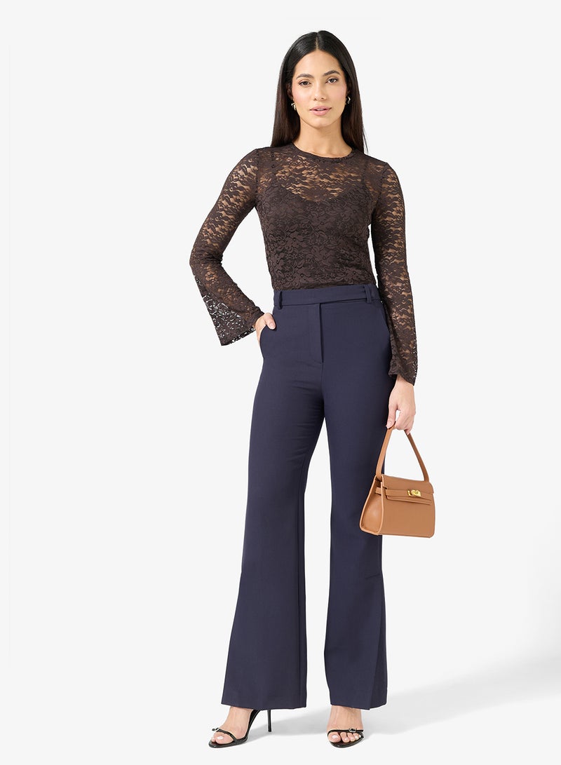 VERO MODA Vmkanya Lace Detail Long Sleeve Top - Image 4