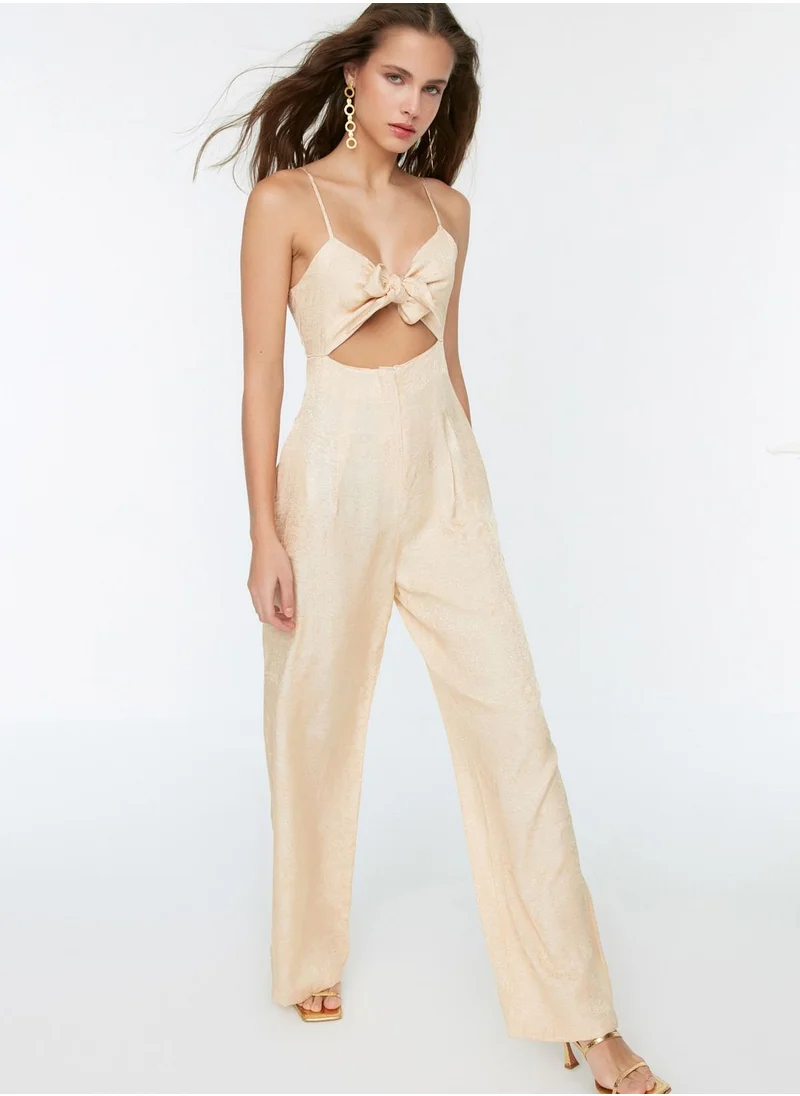 trendyol Strappy Cut Out Detail Jumpsuit