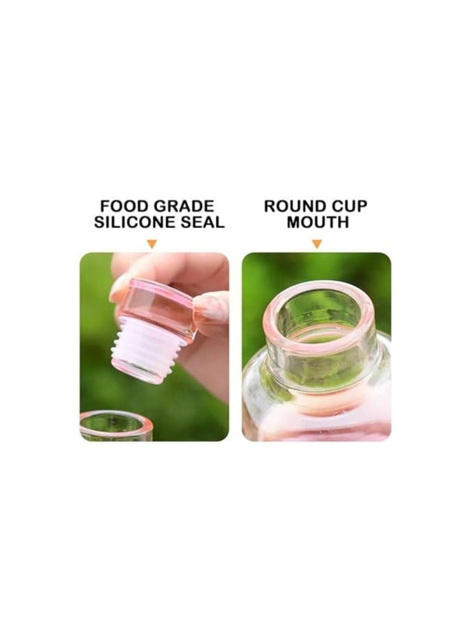 Spaceshoop 500ml Acrylic Water Bottle With Creative Time Markers Leakproof  - Image 4